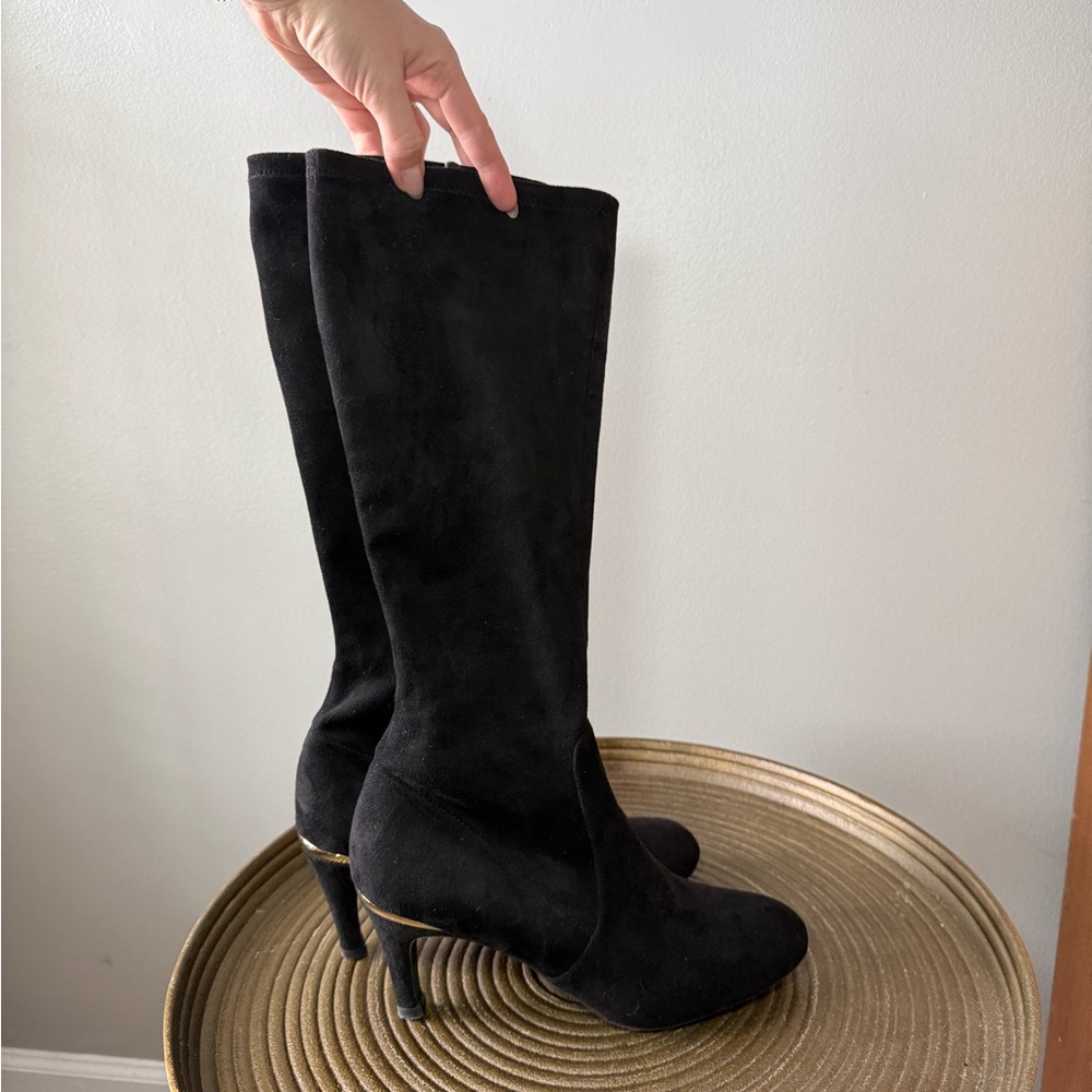 BCBGeneration black high-heeled boots